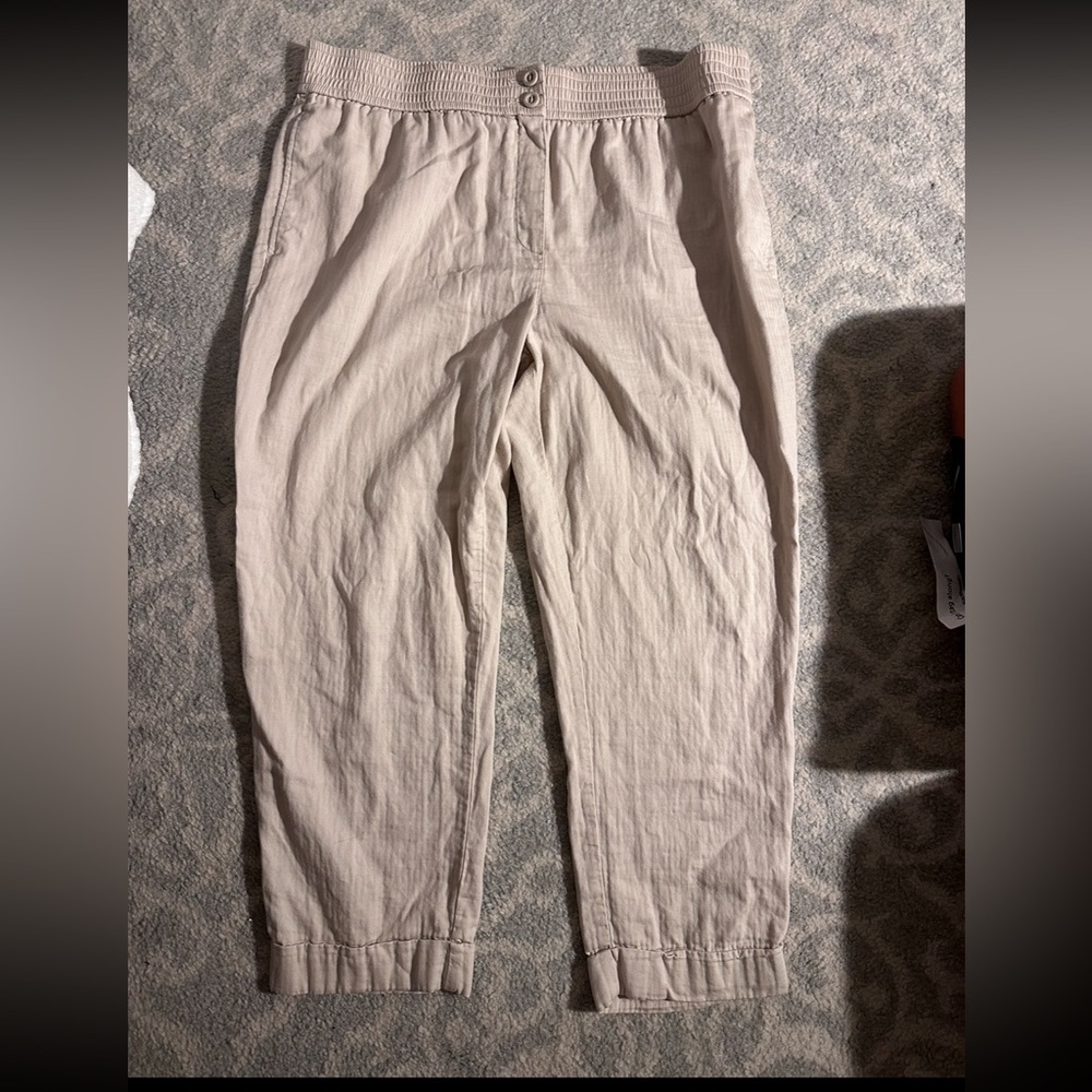 Cotton capri pants
